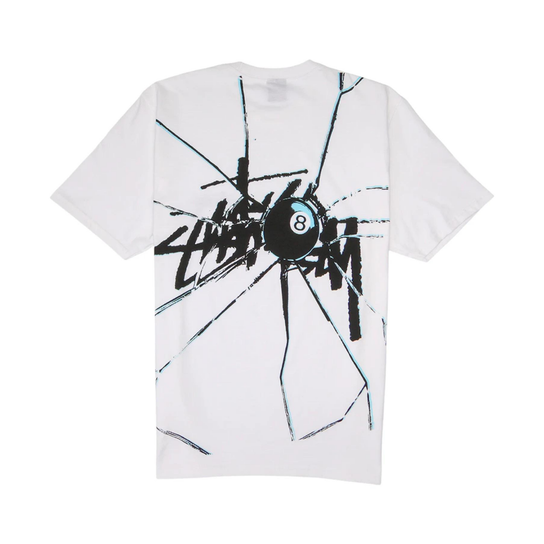 Stüssy Shattered Tee "White" - street-bill.dk