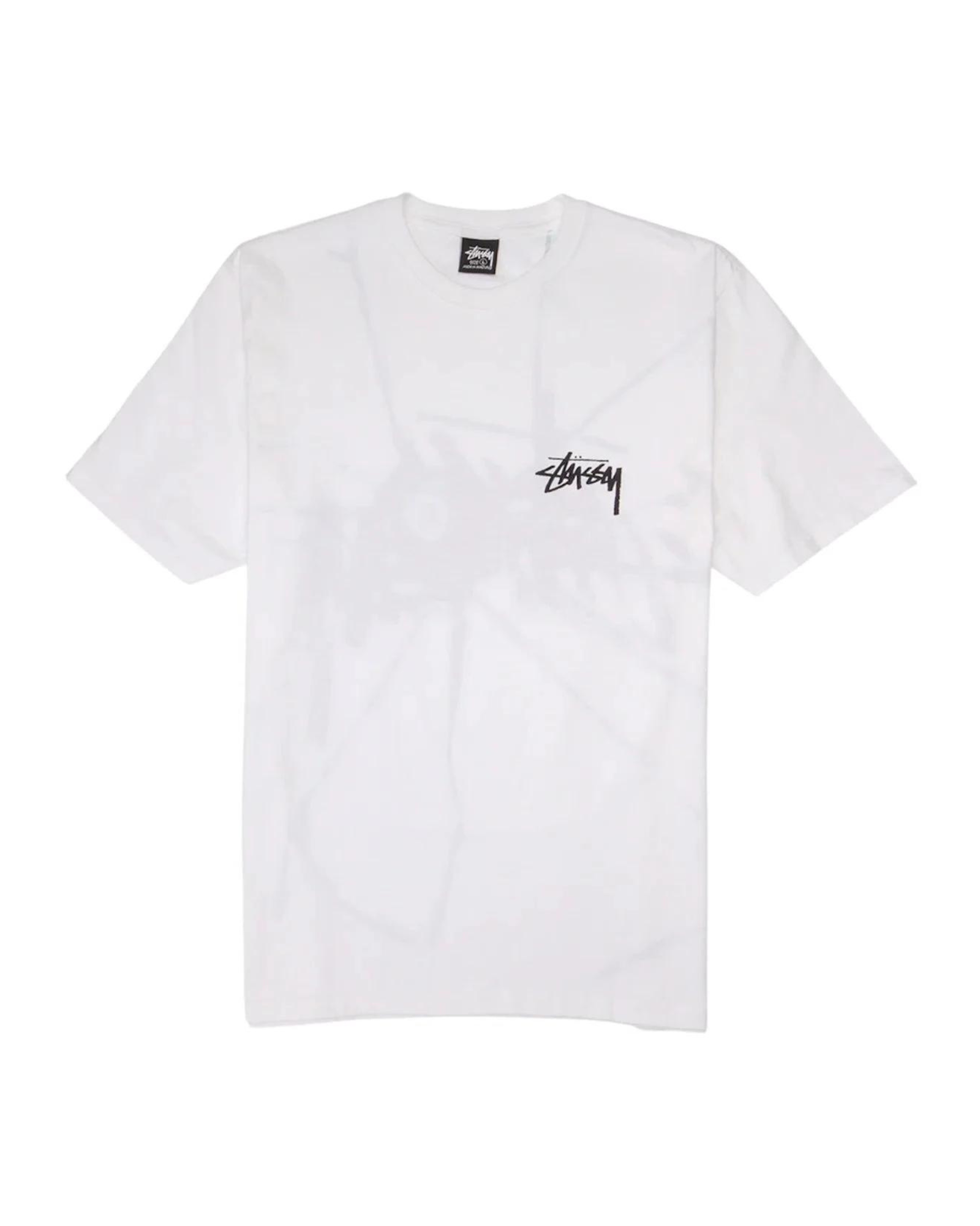 Stüssy Shattered Tee "White" - street-bill.dk