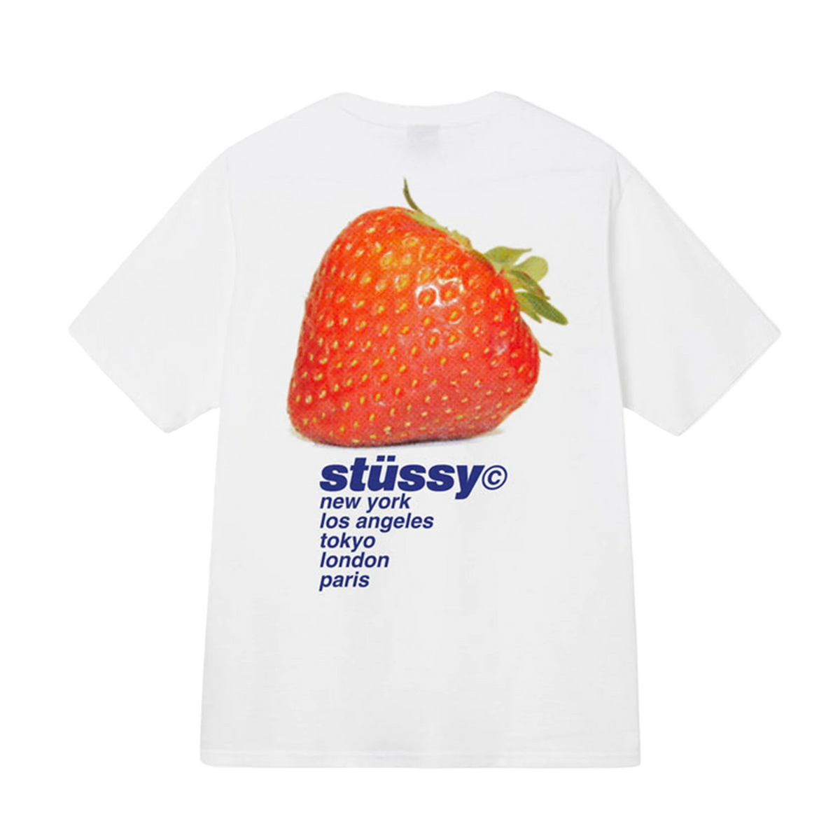 Stüssy Strawberry Tee "White"