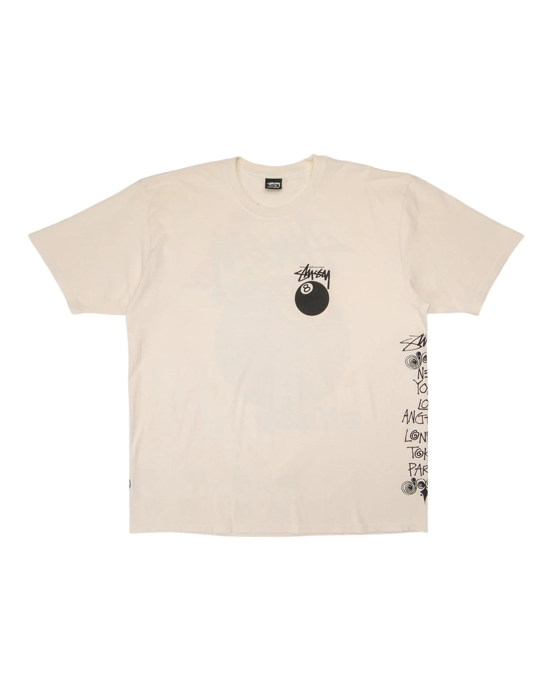 Stüssy Test Strike Pigment Dyed Tee "Natural" - street-bill.dk