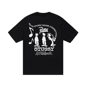 Stüssy x Patta Sound Connection T-Shirt "Black"