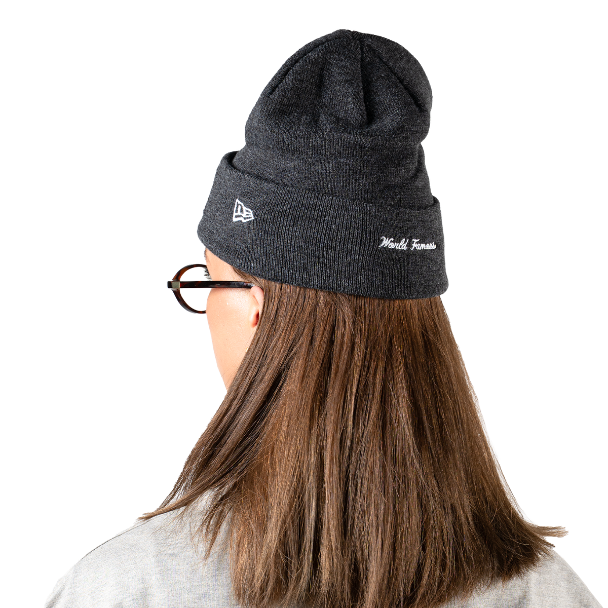 Supreme New Era Box Logo Beanie FW21 Charcoal