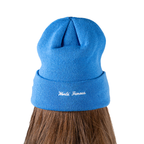 Supreme New Era Box Logo Beanie FW22 Blue