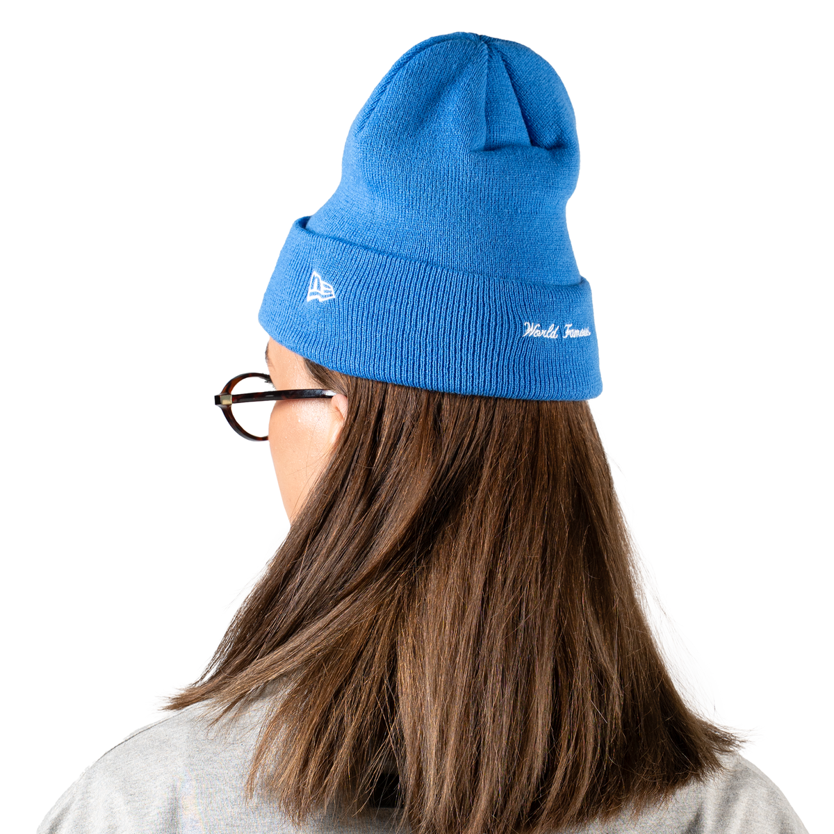 Supreme New Era Box Logo Beanie FW22 Blue