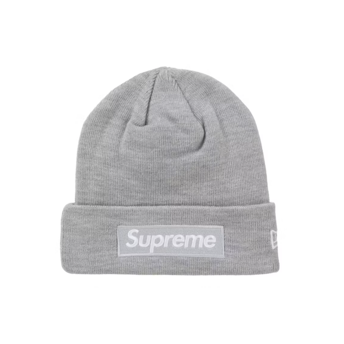 Supreme Box Logo Beanie (FW24) "Heather Grey"