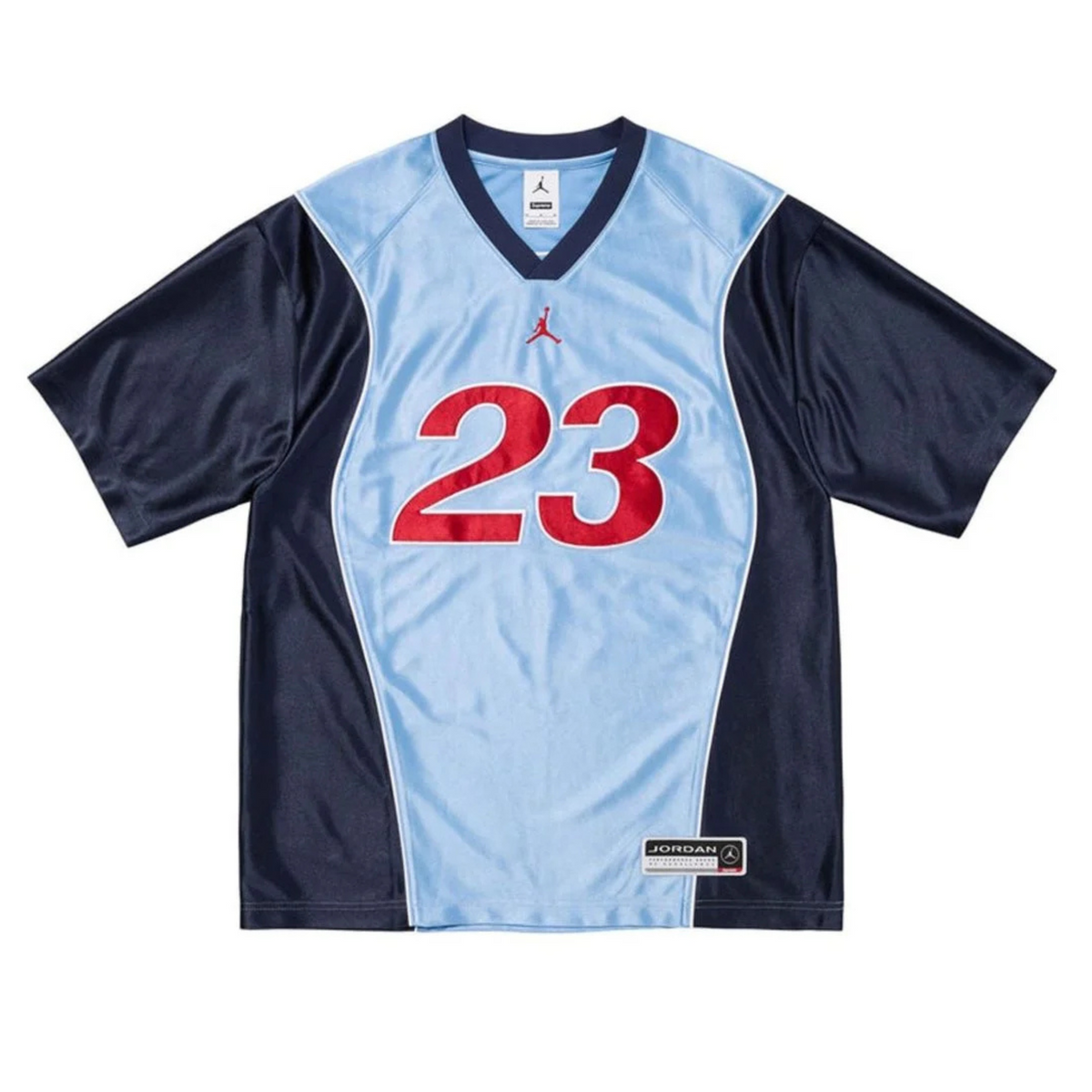 Supreme x Jordan Warm up Jersey "Light Blue"