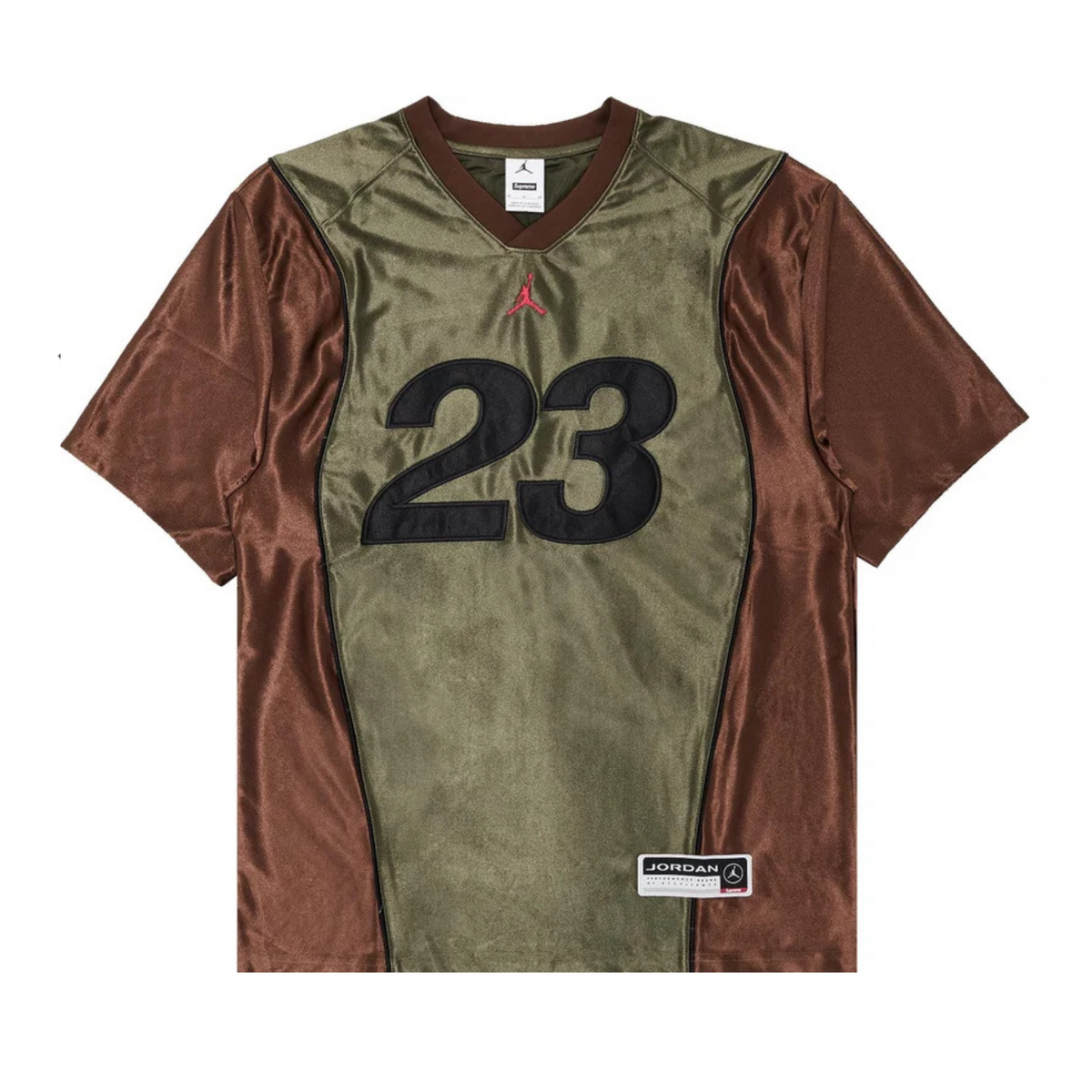 Supreme x Jordan Warm Up Jersey "Olive"