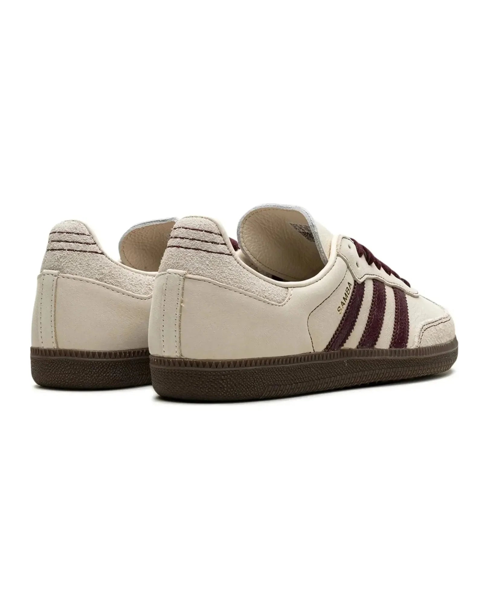adidas Samba OG Wonder White Maroon (Women's)