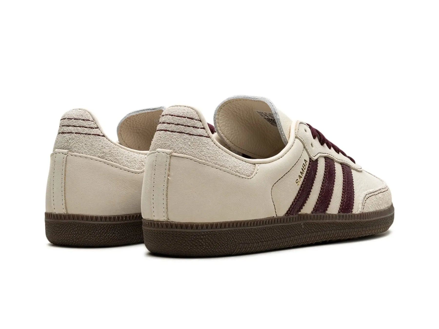 adidas Samba OG Wonder White Maroon (Women's)