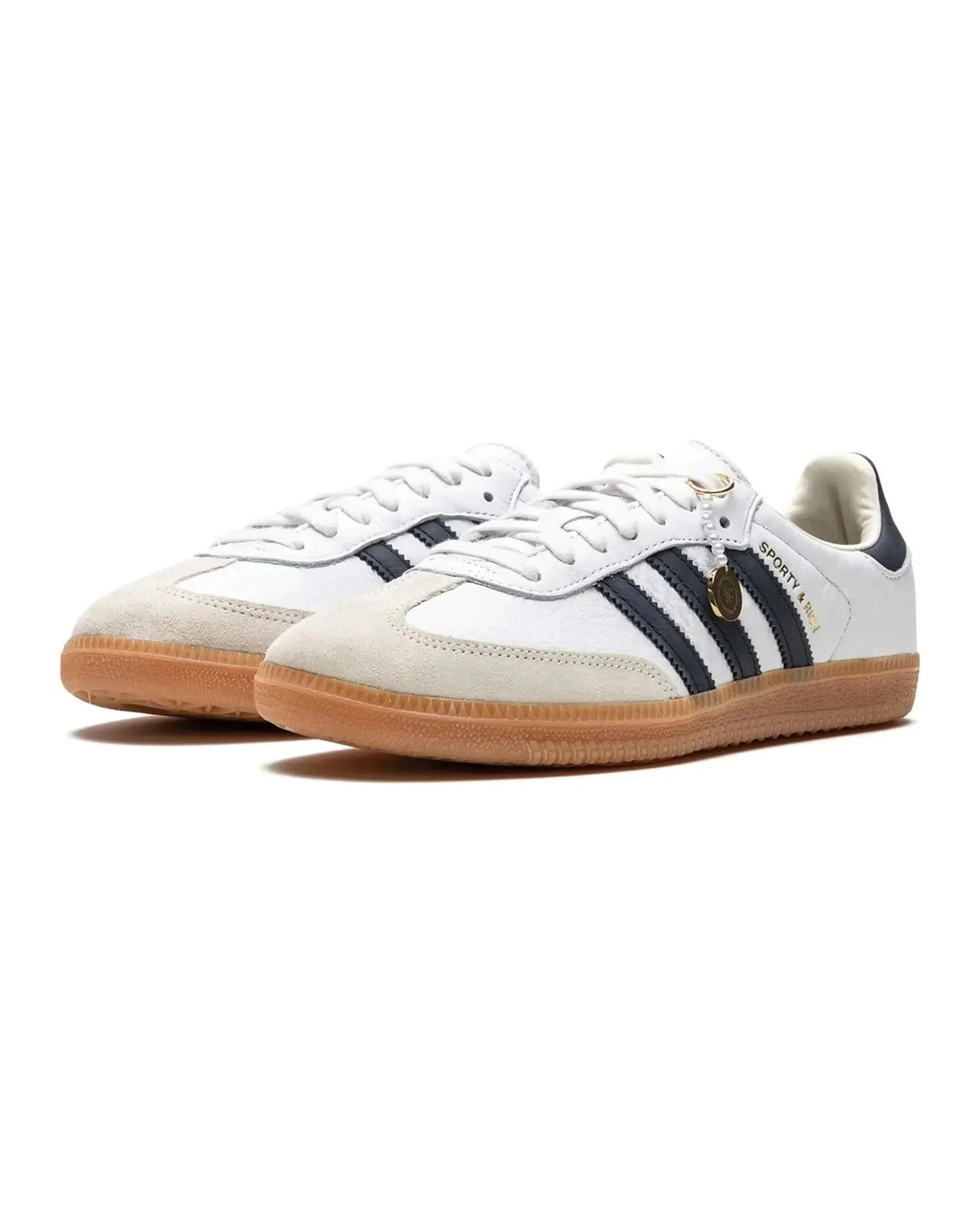 Adidas Samba OG Sporty & Rich "White Black" - street-bill.dk