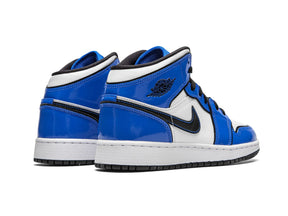 Nike Air Jordan 1 Mid "Signal Blue" - street-bill.dk