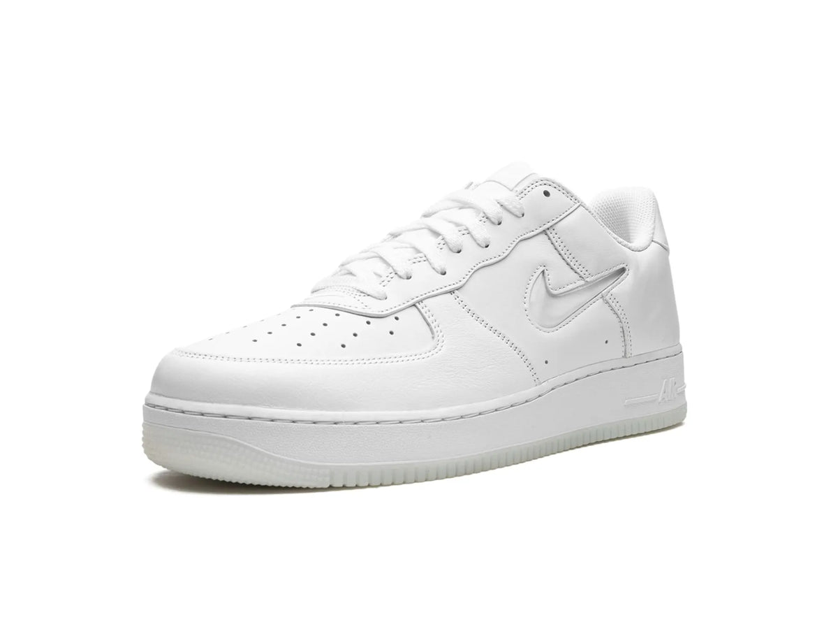 Nike Air Force 1 Low '07 "Color of the Month Jewel Swoosh Triple White" - street-bill.dk