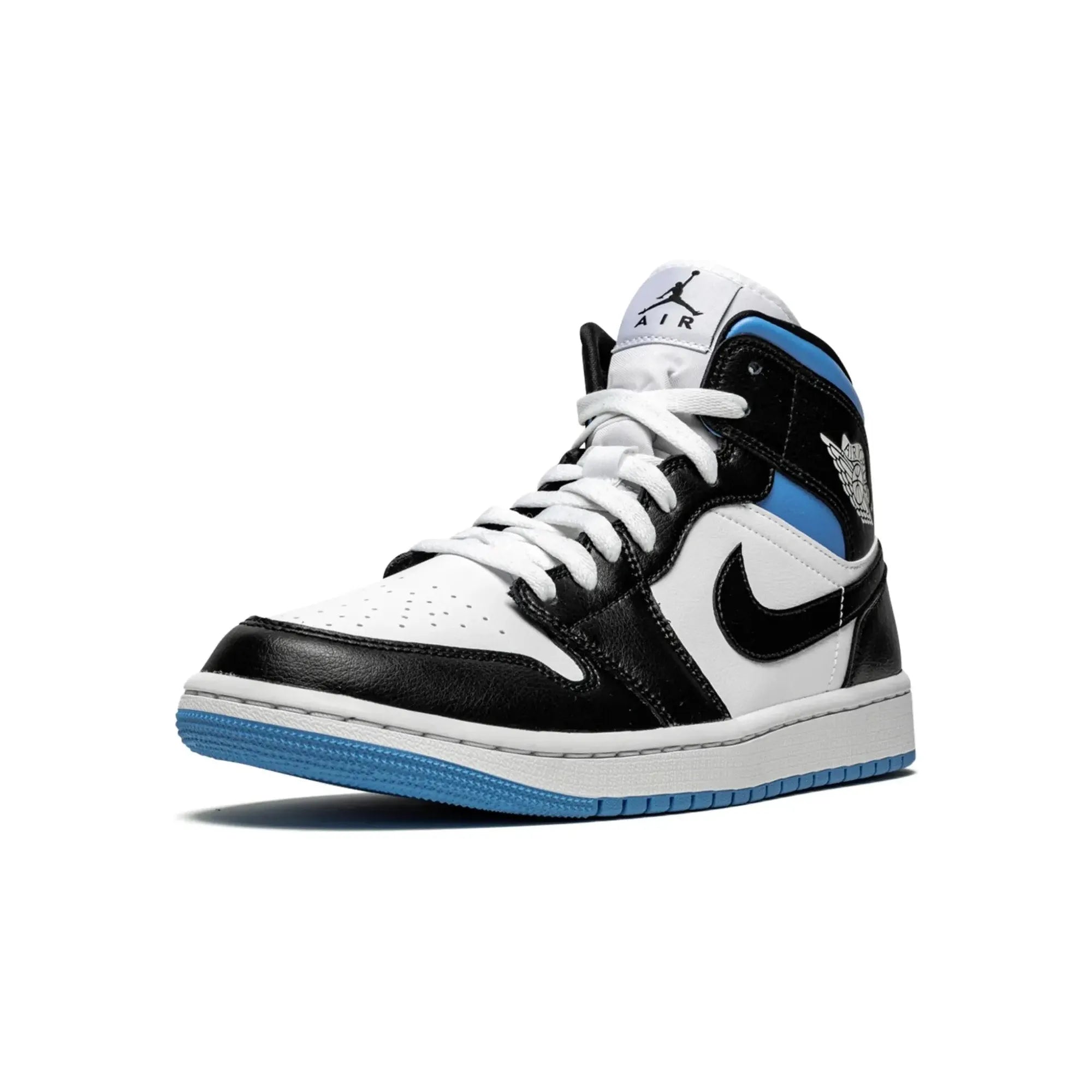 Nike Air Jordan 1 Mid "University Black White" - street-bill.dk