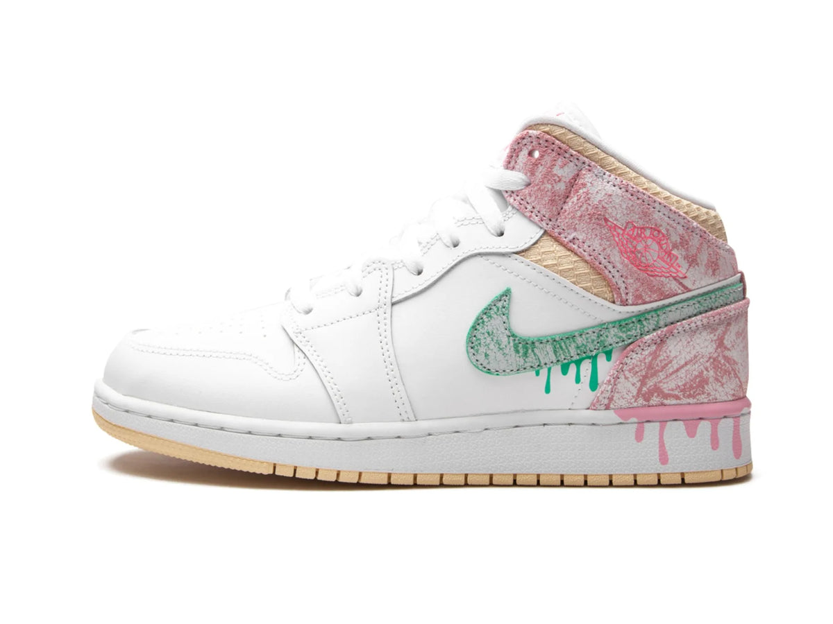 Nike Air Jordan 1 Mid "Paint Drip" - street-bill.dk