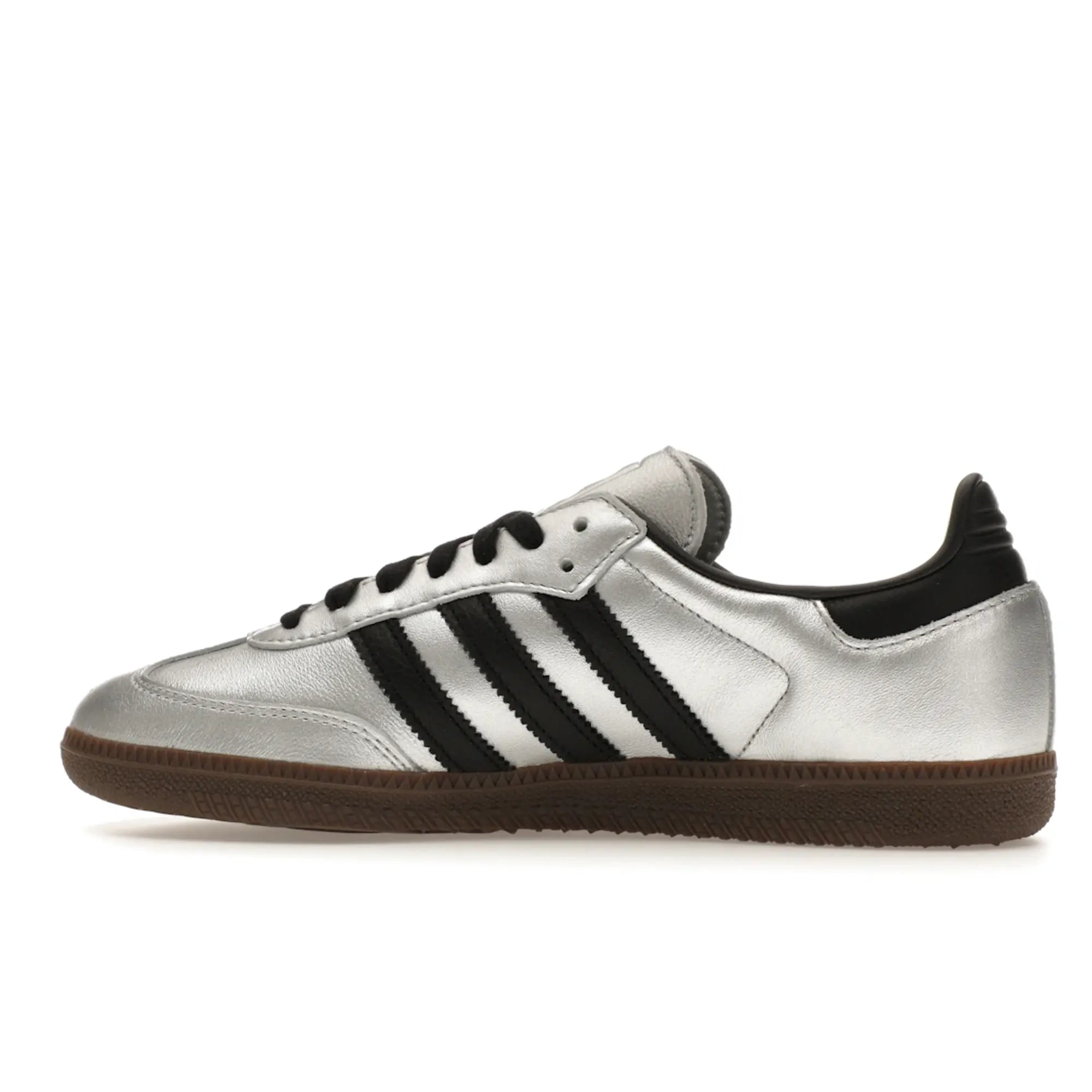 adidas Samba OG Silver Metallic Black Gum (Women's)
