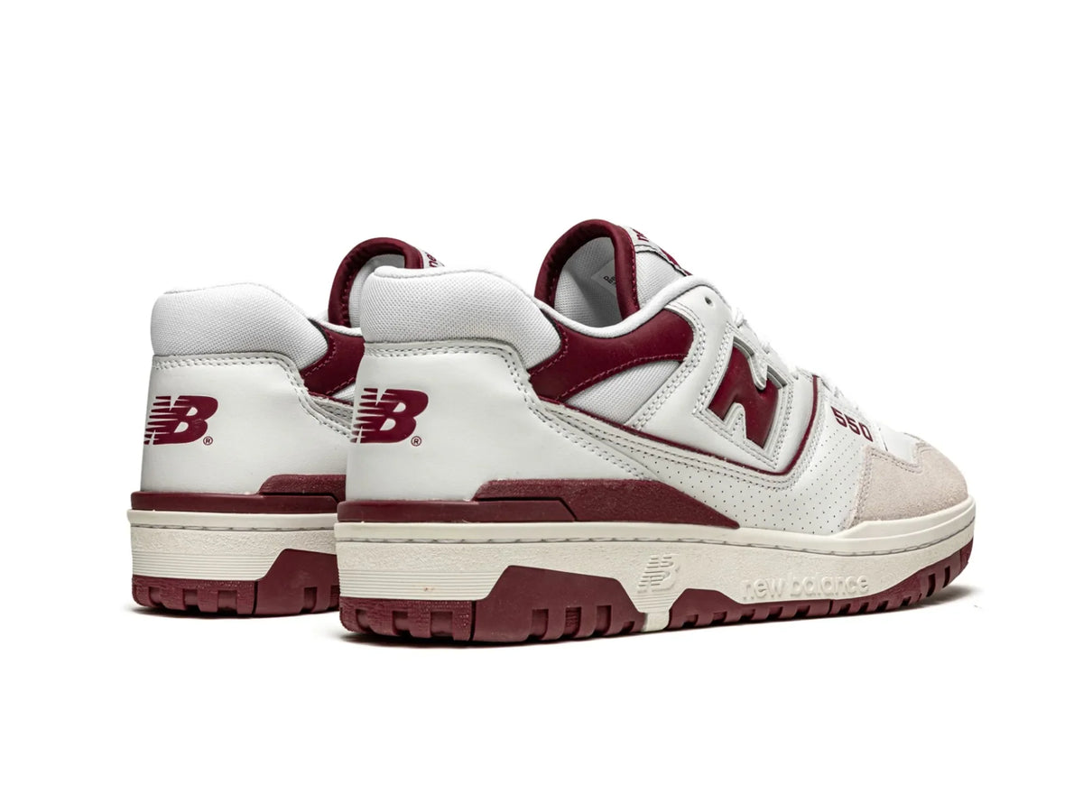 New Balance 550 Sea Salt "Burgundy" - street-bill.dk