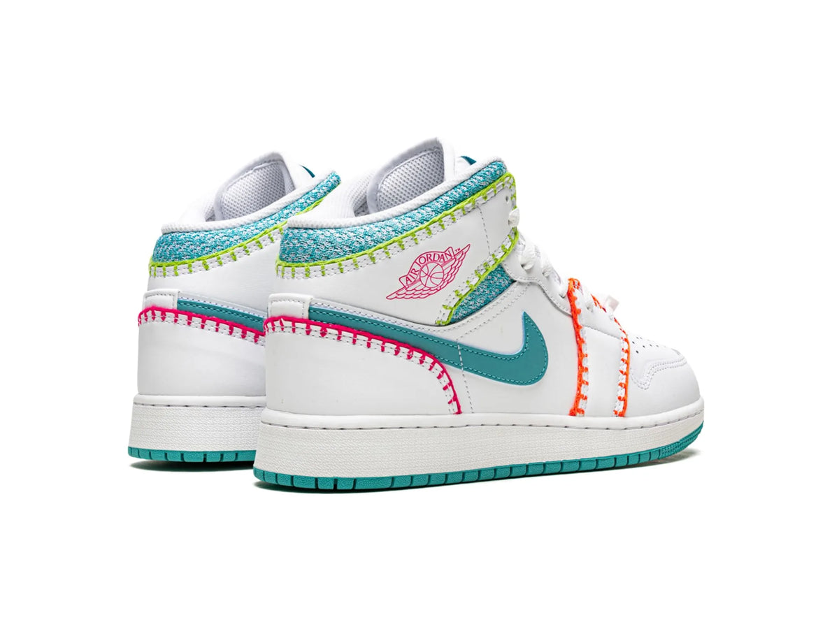 Nike Air Jordan 1 Mid "Multi-Knit" - street-bill.dk