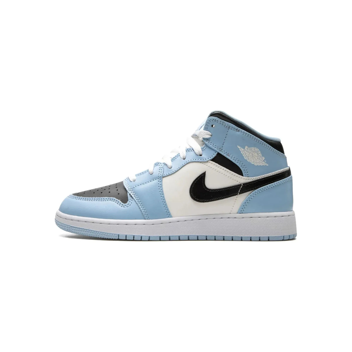 Nike Air Jordan 1 Mid "Ice Blue Black" - street-bill.dk