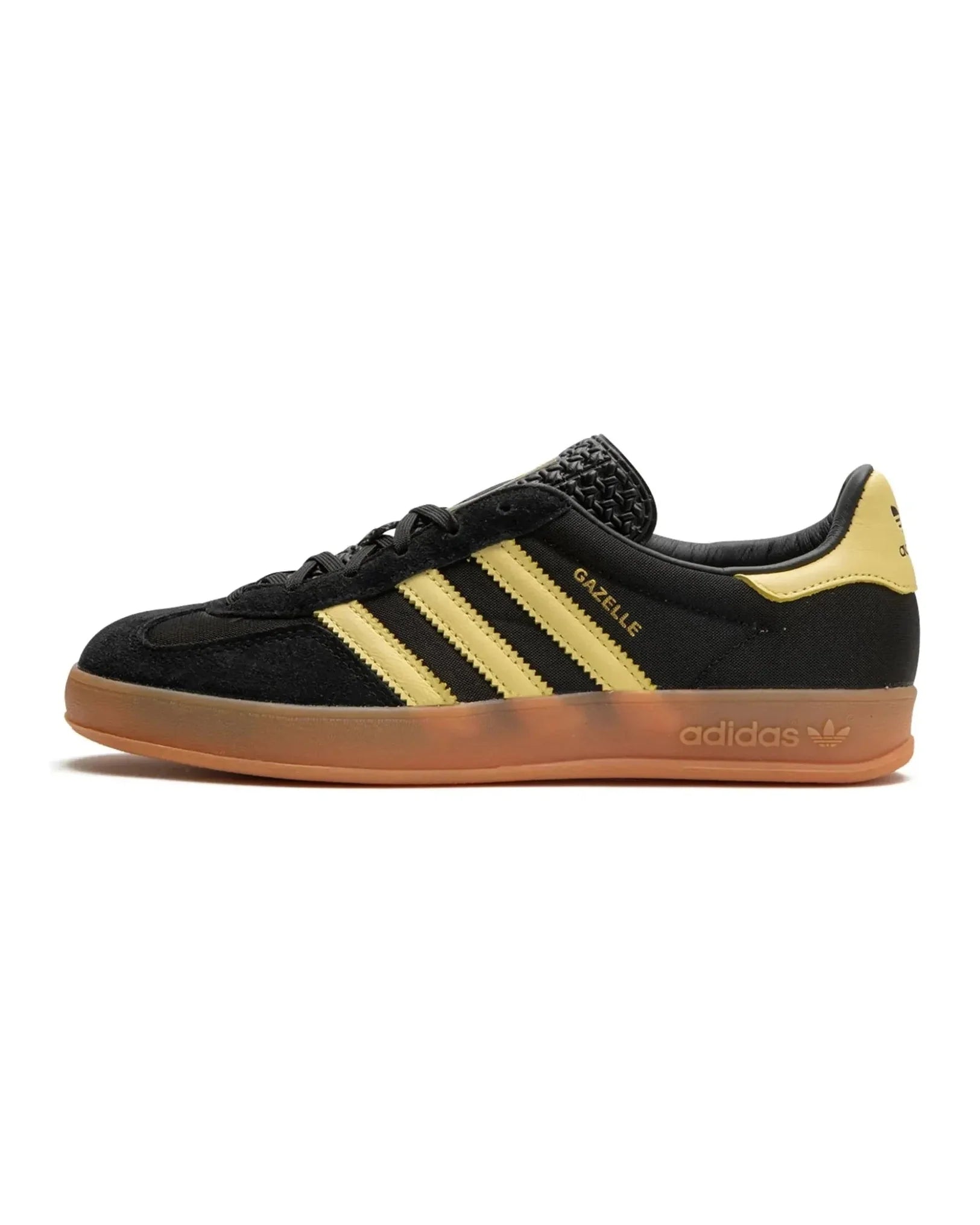 Adidas Gazelle Indoor "Black Almost Yellow Gum" - street-bill.dk
