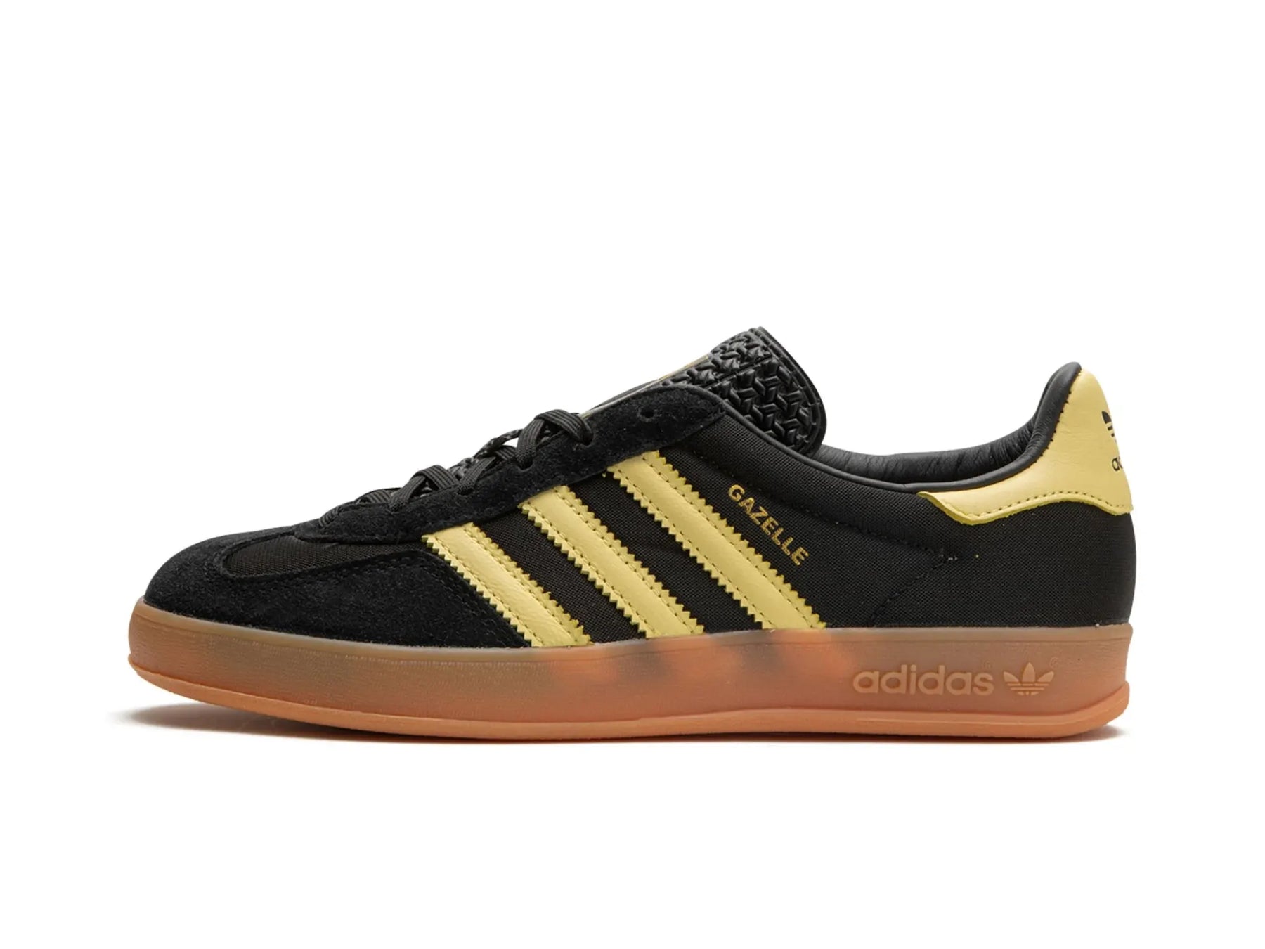 Adidas Gazelle Indoor "Black Almost Yellow Gum" - street-bill.dk