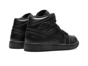 Nike Air Jordan 1 Mid "Triple Black 2022" - street-bill.dk