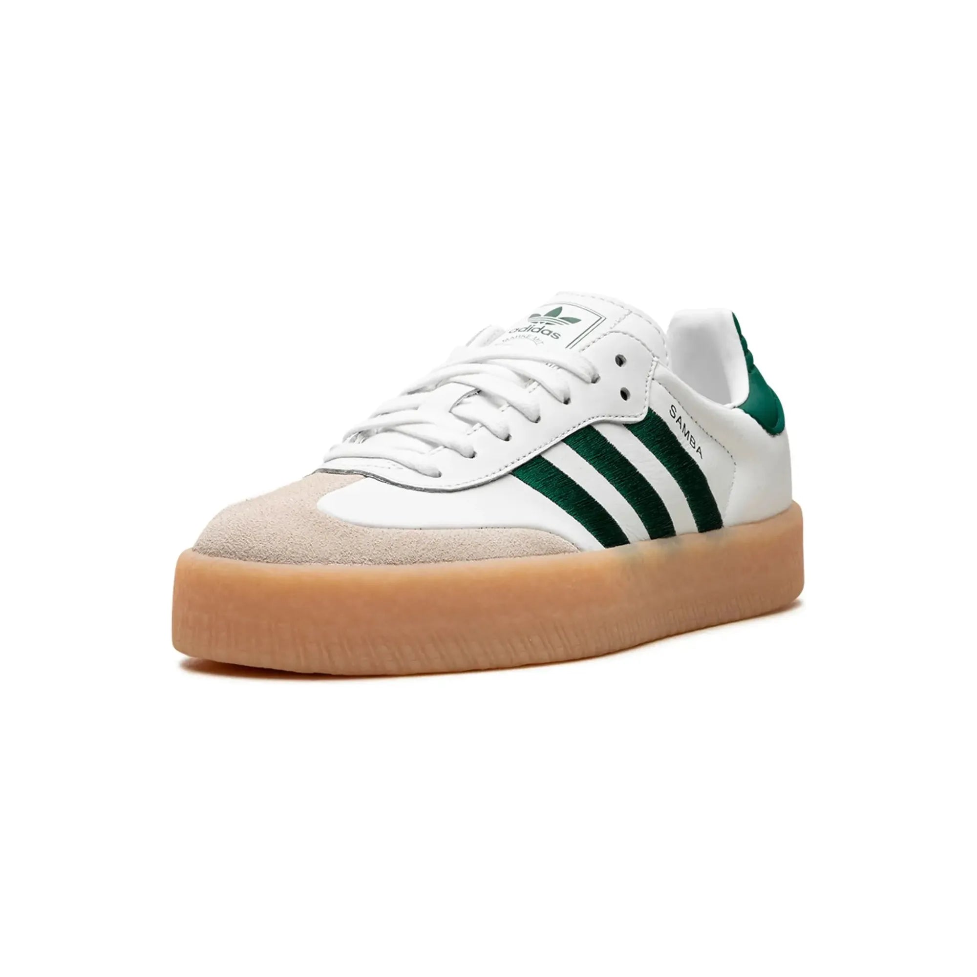 adidas Sambae White Collegiate Green Gum (Women's)
