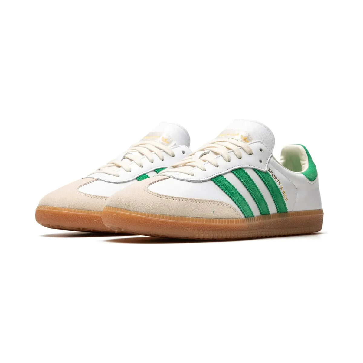 Adidas Samba "Sporty & Rich White Green" - street-bill.dk