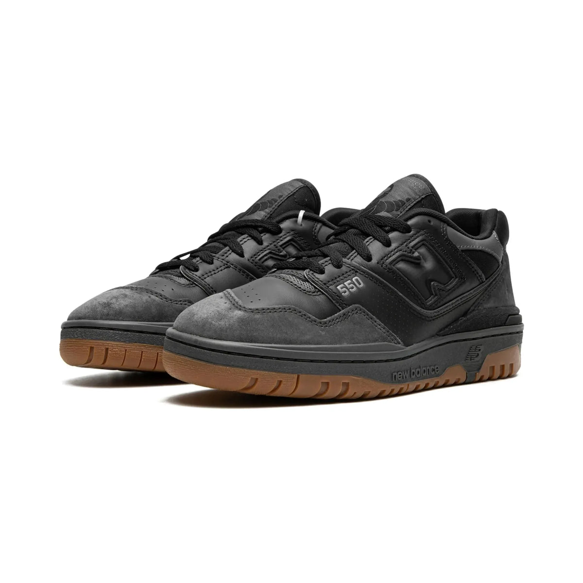 New Balance 550 "Black Gum White" - street-bill.dk