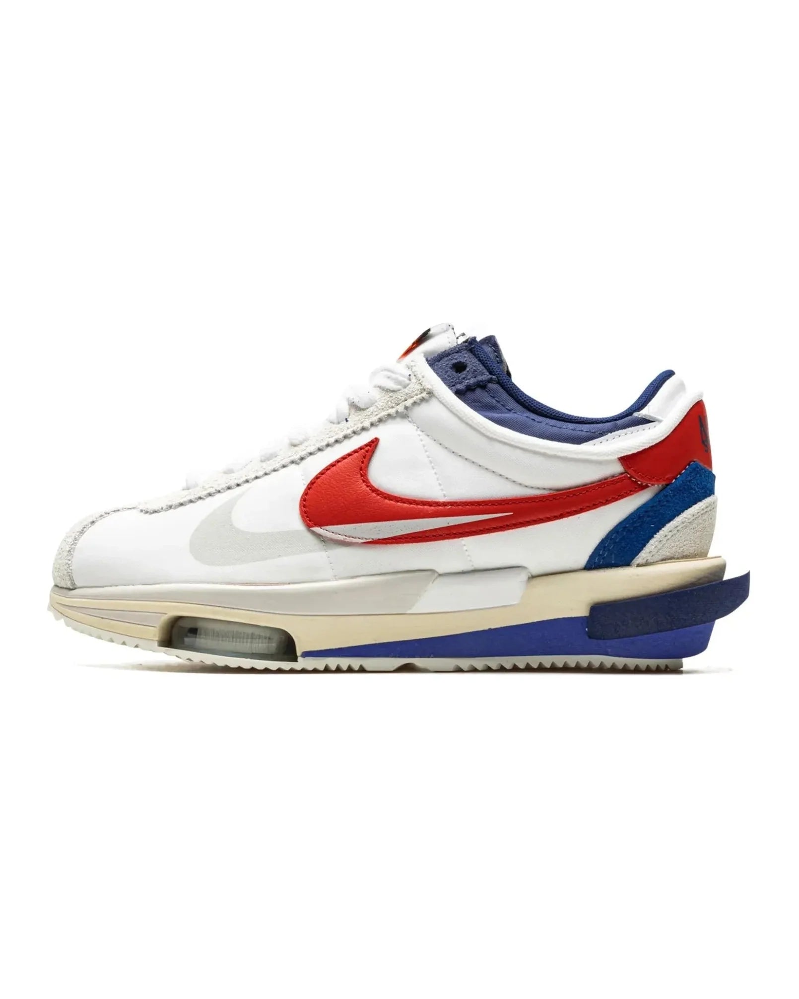 Nike Zoom Cortez SP X Sacai "White University Red Blue" - street-bill.dk