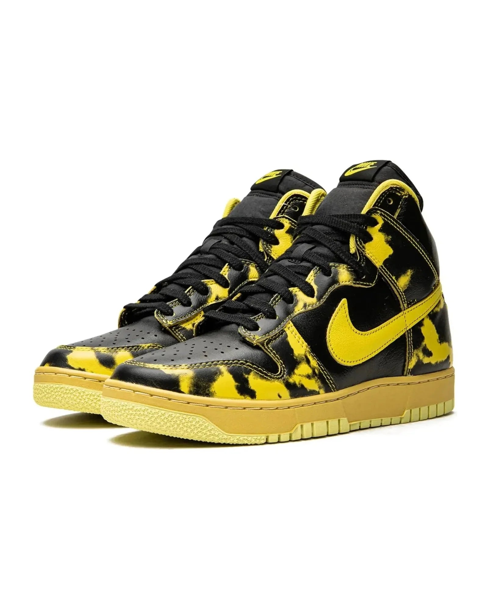 Nike Dunk High 1985 "Yellow Acid Wash" - street-bill.dk