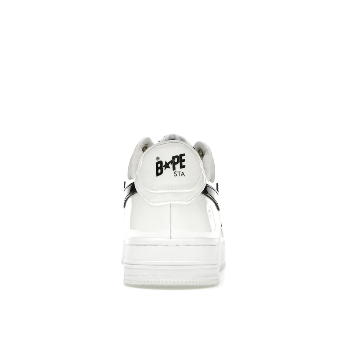 A Bathing Ape Bape Sta #2 White Patent