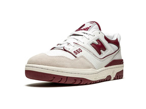 New Balance 550 Sea Salt "Burgundy" - street-bill.dk