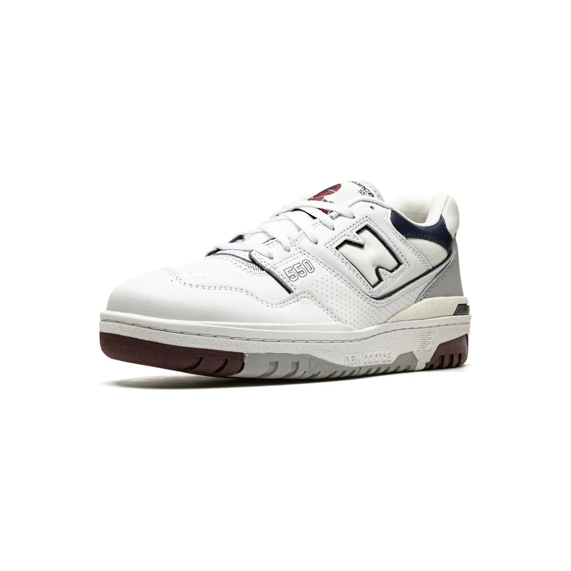 New Balance 550 "White Maroon Natural Indigo" - street-bill.dk