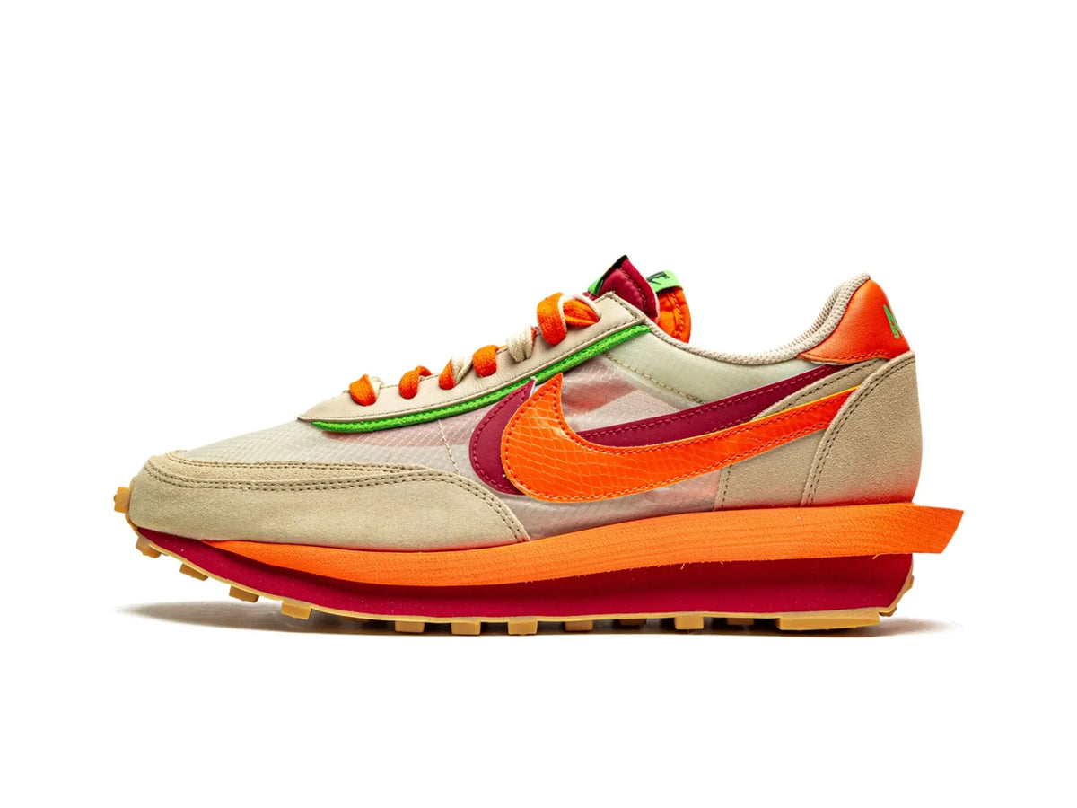 Nike LD Waffle Sacai X CLOT "Net Orange Blaze" - street-bill.dk