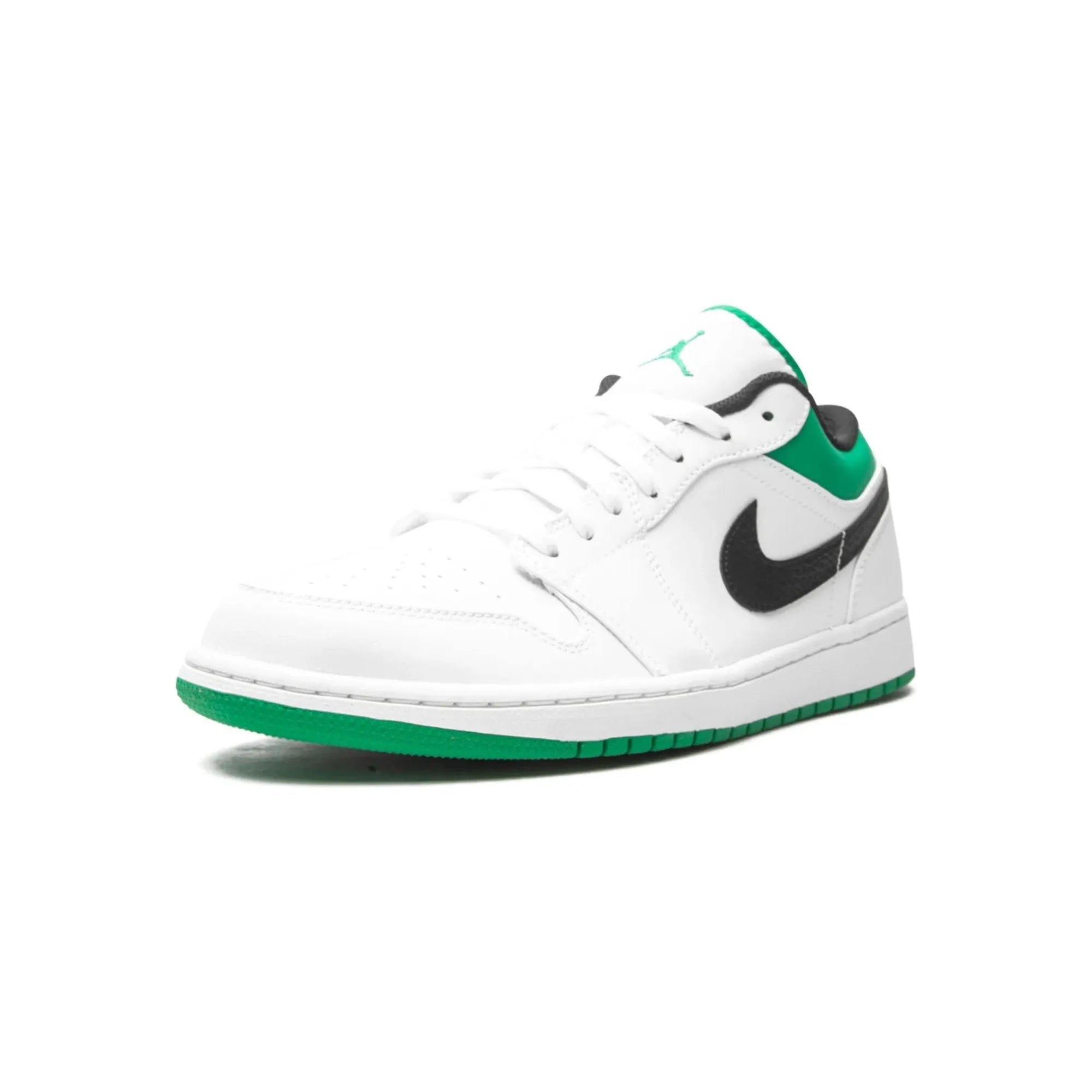 Nike Air Jordan 1 Low "White Lucky Green Black" - street-bill.dk