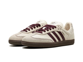 adidas Samba OG Wonder White Maroon (Women's)