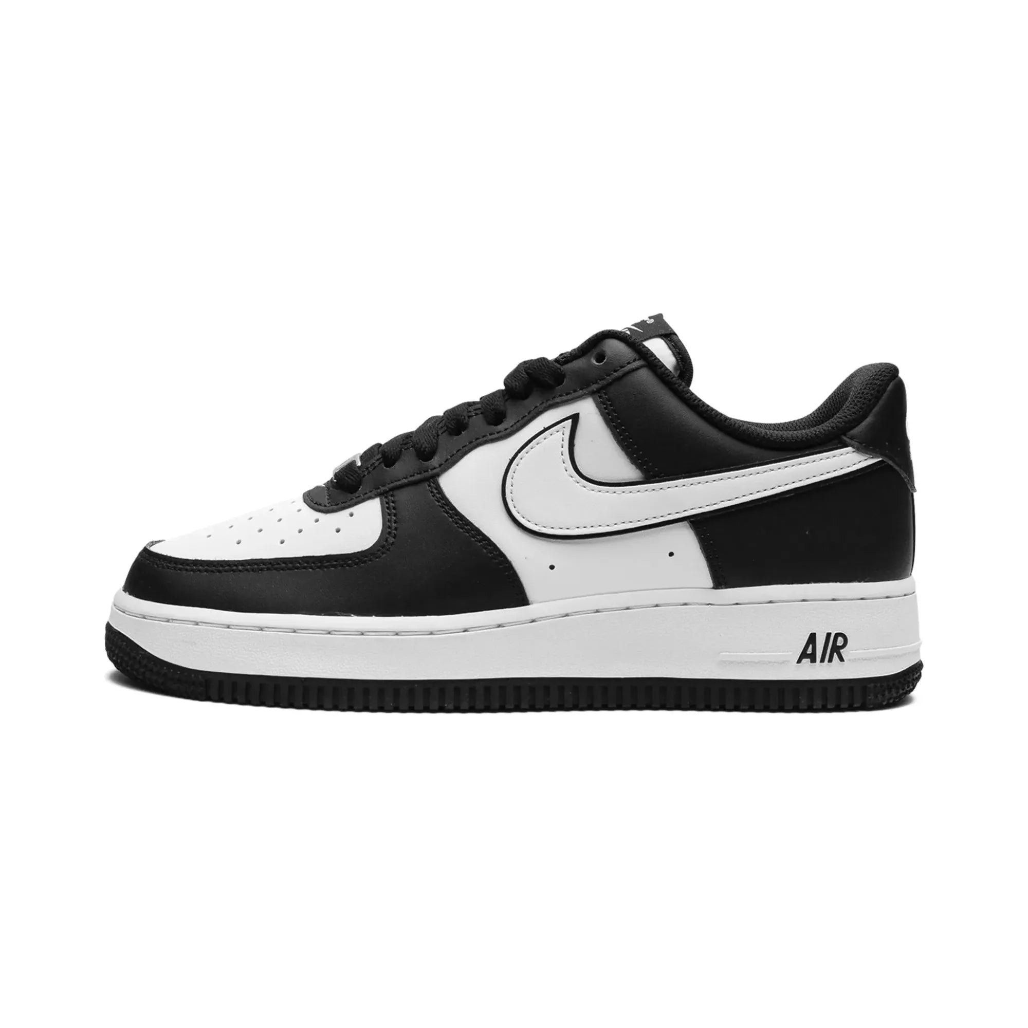 Nike Air Force 1 Low '07 White Swoosh Panda - street-bill.dk