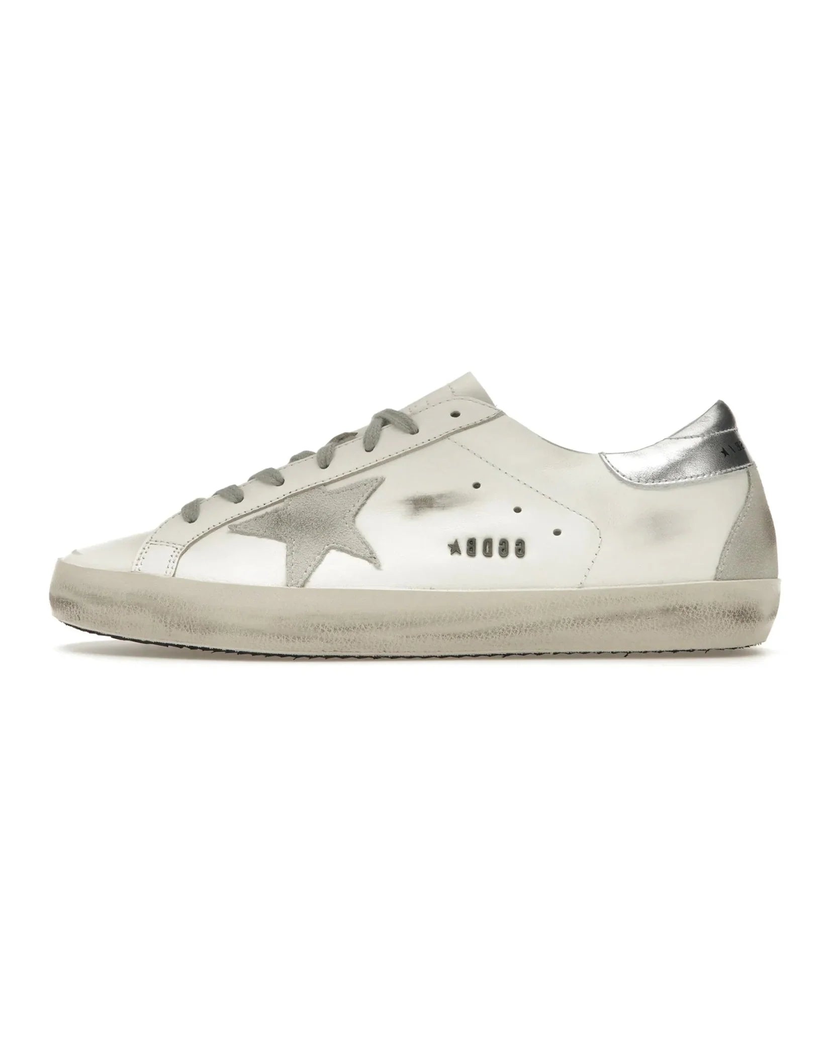 Golden Goose Super-Star White Silver