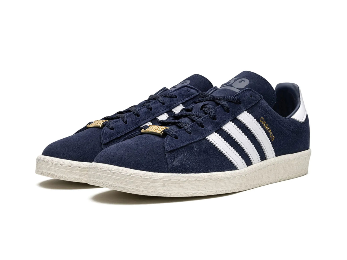 Adidas Campus 80s X Bape "Collegiate Navy" - street-bill.dk