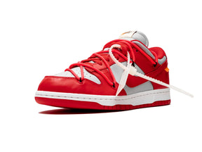 Nike Dunk Low X Off-White "University Red" - street-bill.dk