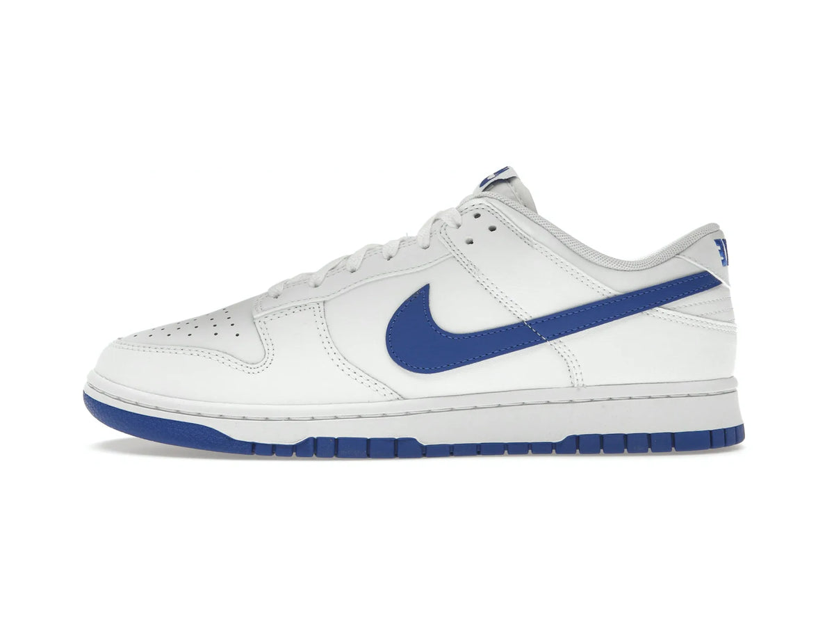 Nike Dunk Low "White Hyper Royal" - street-bill.dk