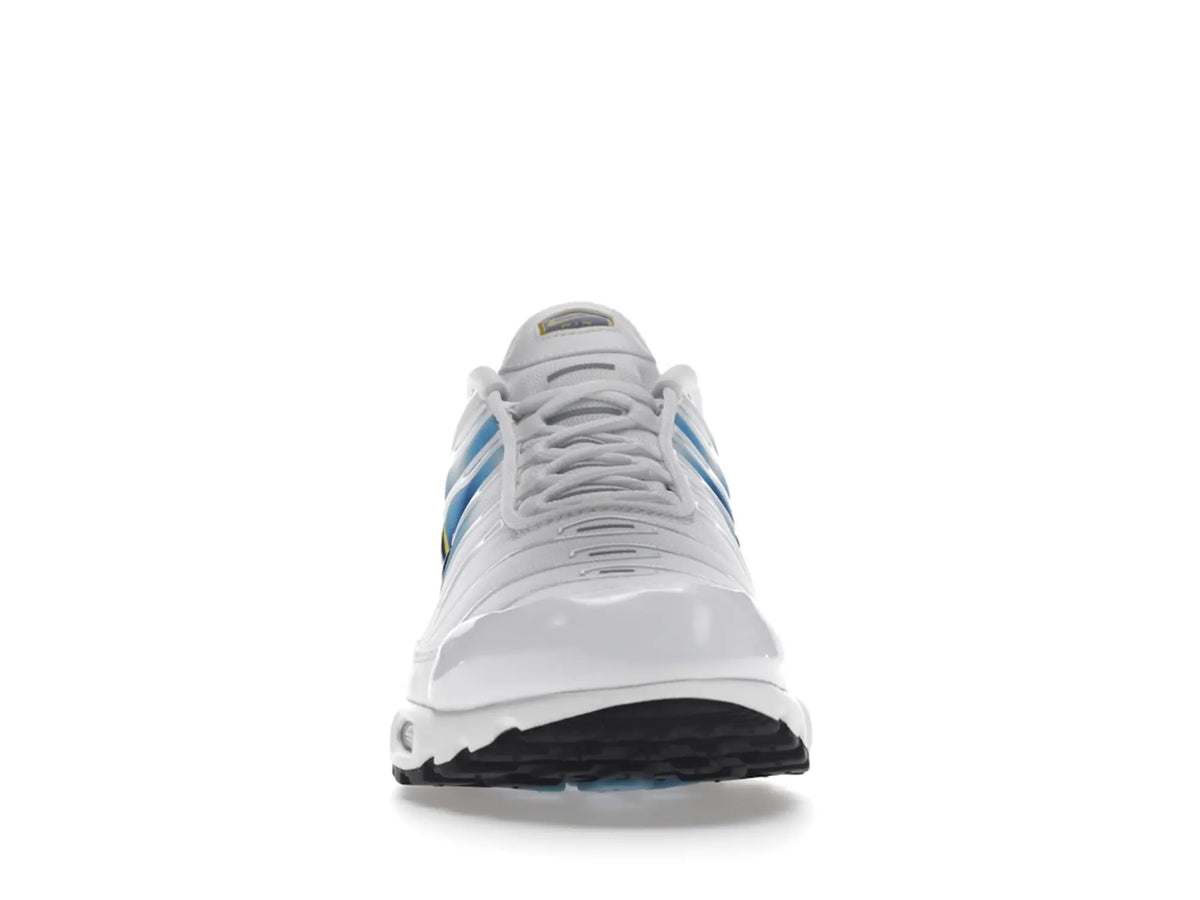 Nike Air Max Plus Spray Paint Swoosh White Blue