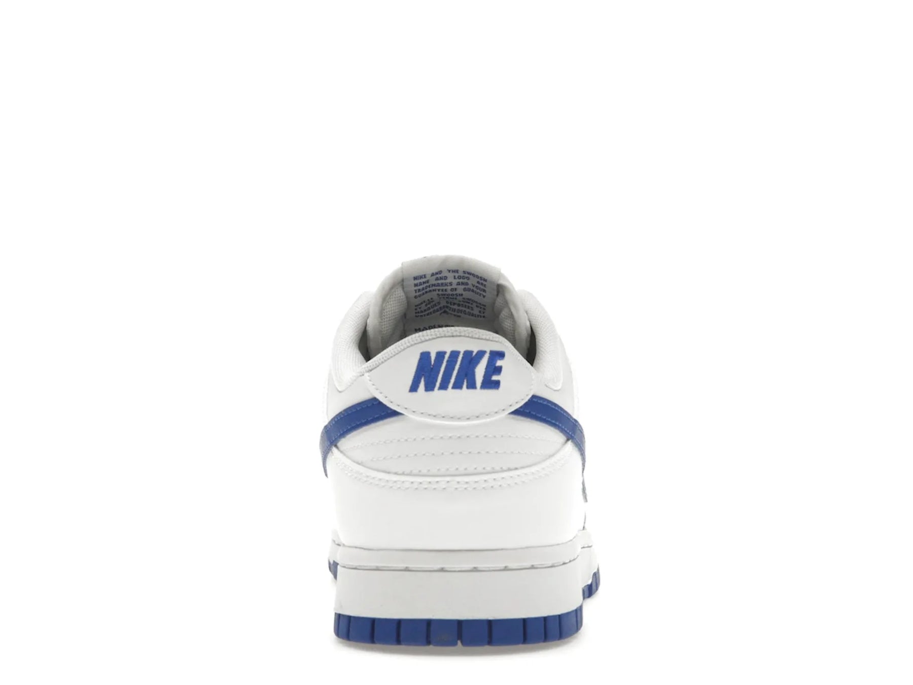 Nike Dunk Low "White Hyper Royal" - street-bill.dk