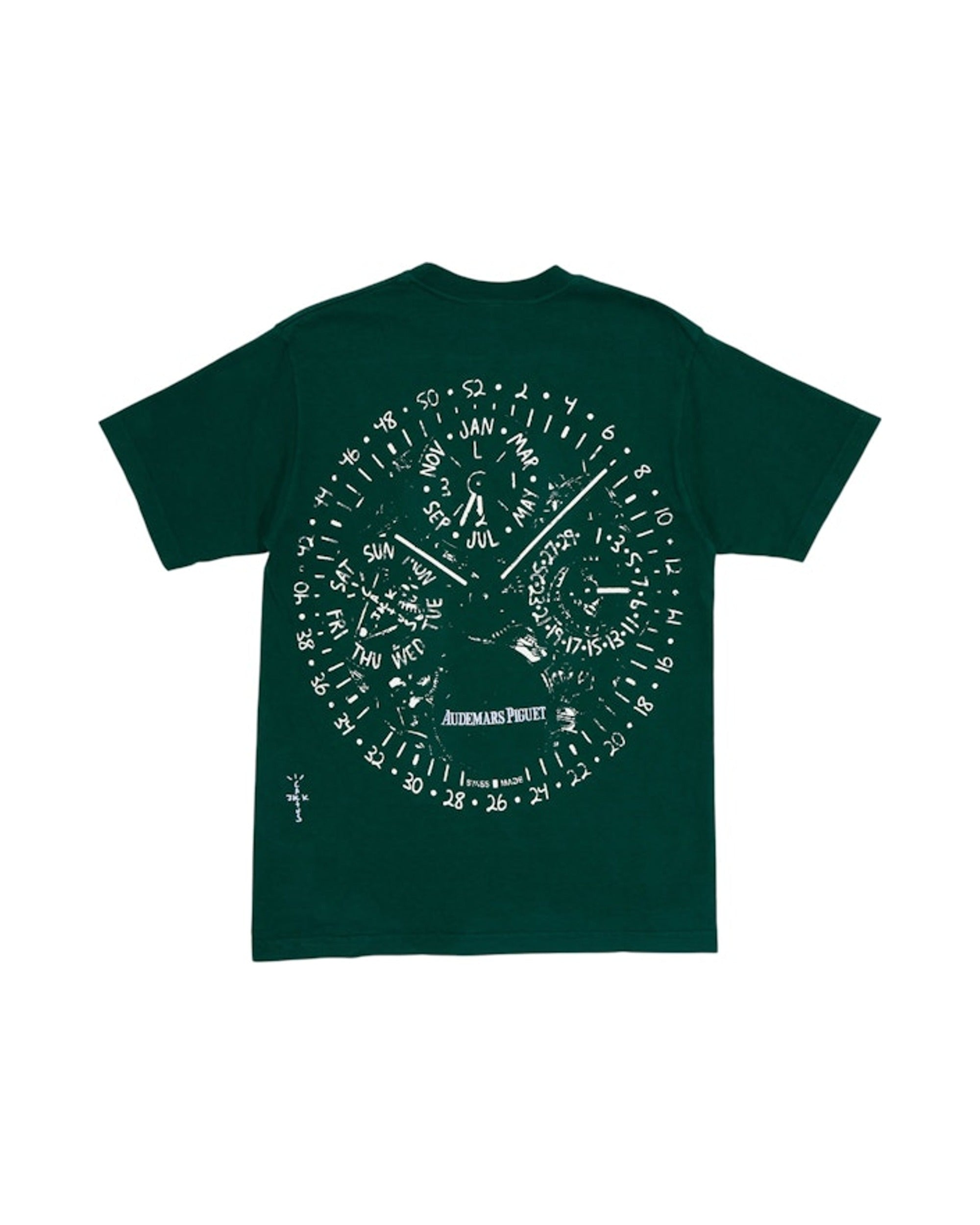 Travis Scott CJ x Audemars Piguet Watch Face Tee Green