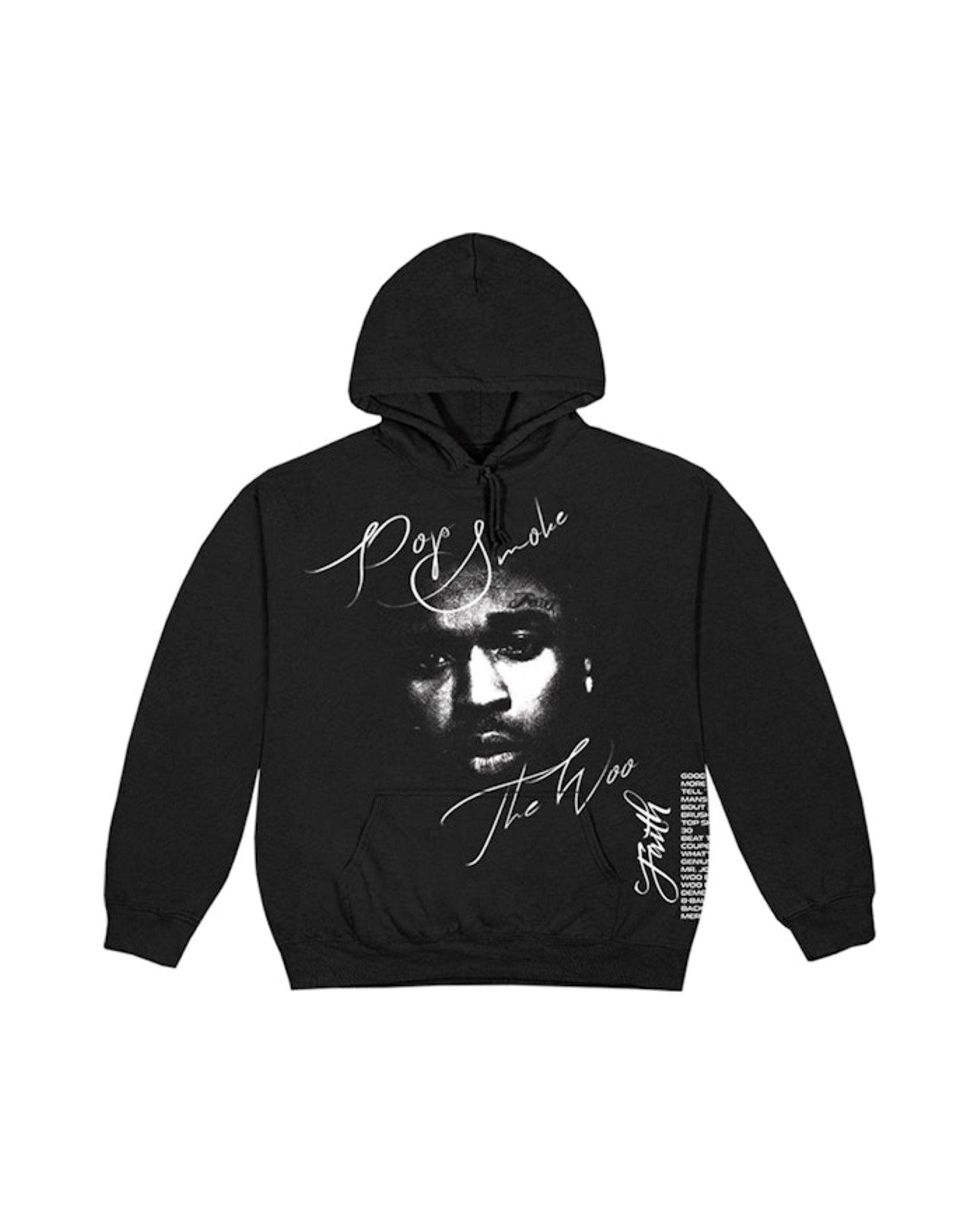 Pop Smoke x Vlone Faith Hoodie Black