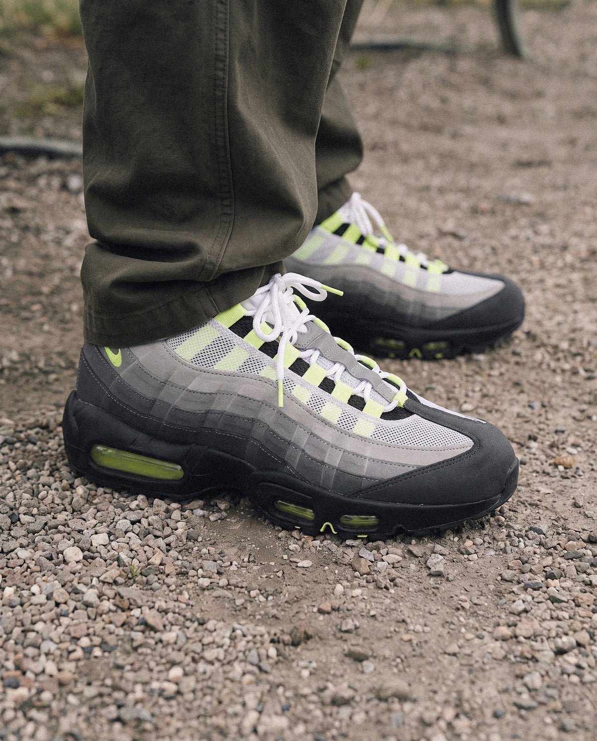 Nike Air Max 95 OG Big Bubble Neon (2025) - on foot