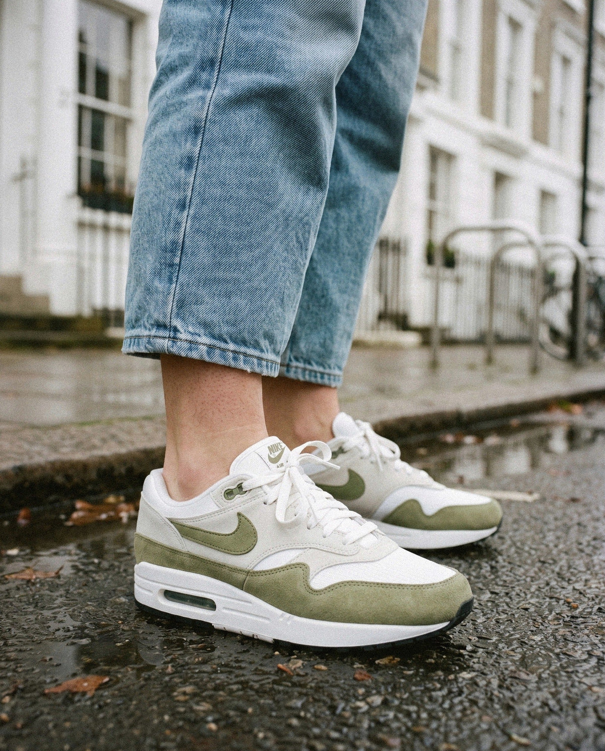 Nike Air Max 1 Light Army (Women's) - on foot