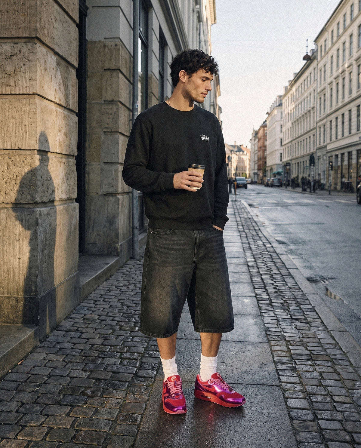 Nike Air Max 1 PRM Valentine’s Day Playful Pink - on foot