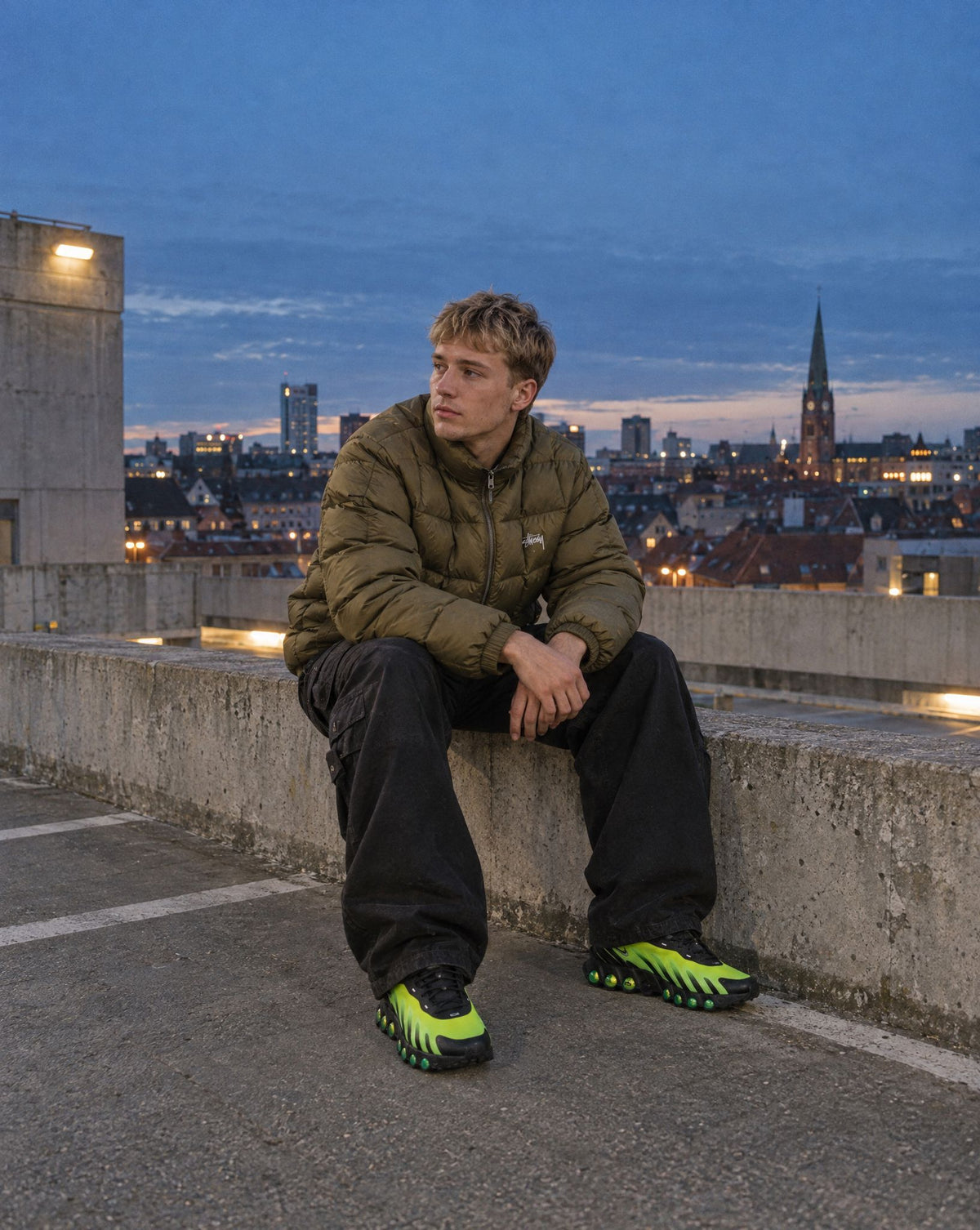 Nike Air Max Dn8 Black Green Strike - streetstyle i København