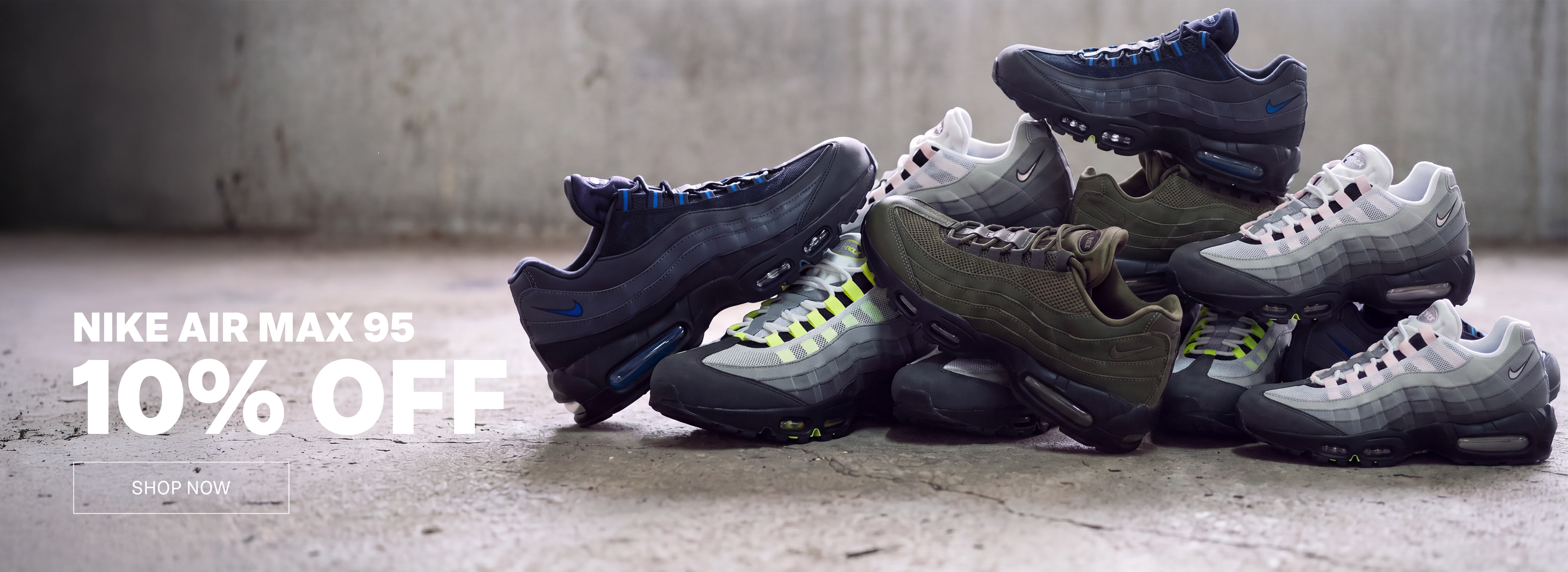 Nike Air Max 95 kampanje - 10% rabatt hos STREET BILL